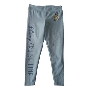 Disney Cruise Line Sweatpants Women’s Small Light Blue Mickey Minnie Joggers